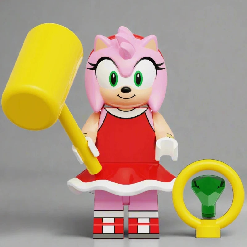 Amy Rose Chibi Toys and Bricks Amy Rose Chibi Toys and Bricks